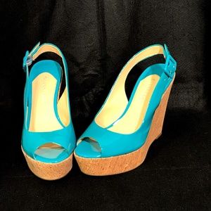 Gianni Bini Heather Womens Platform Wedge Size 6